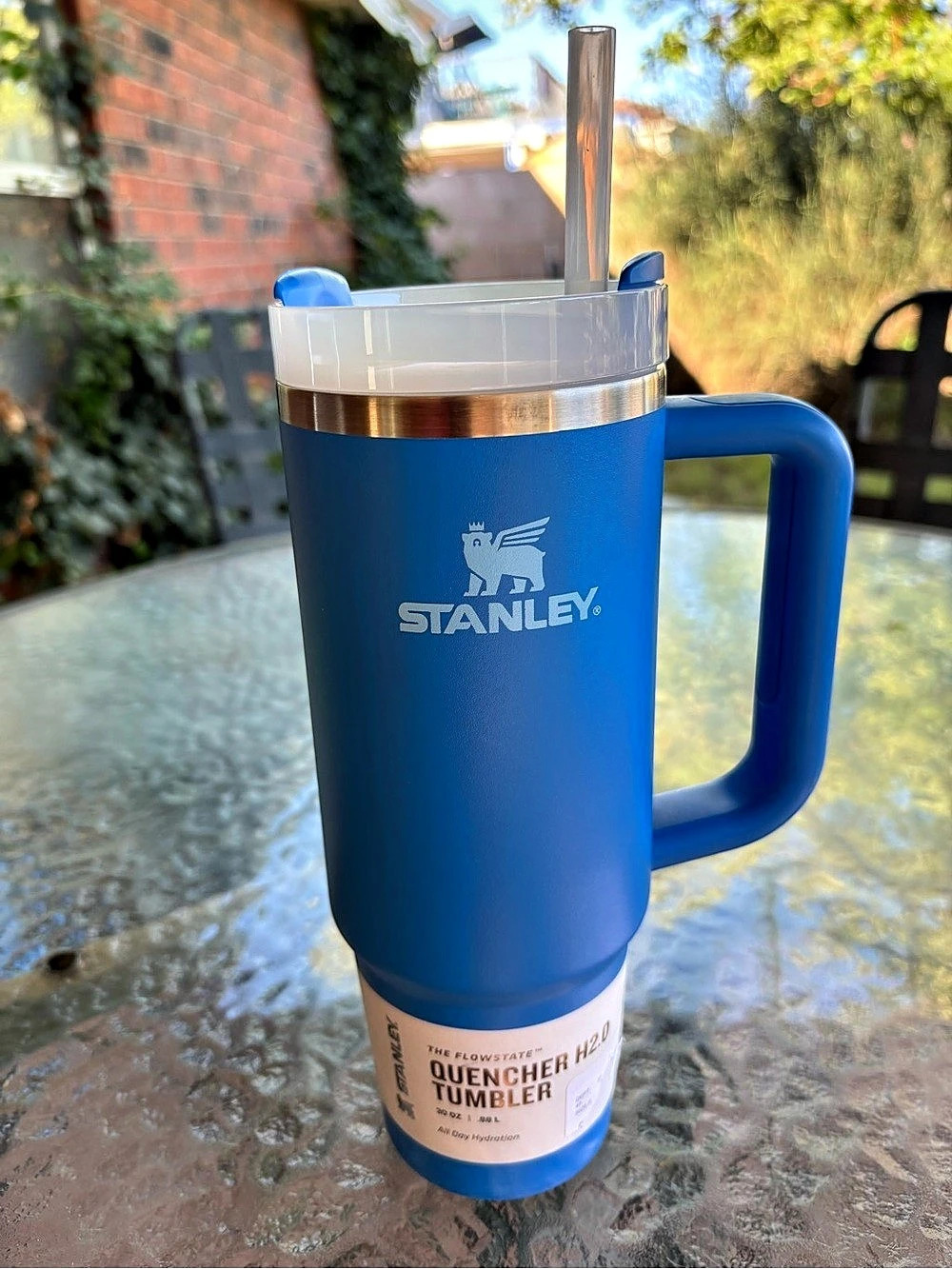 Stanley Quencher H2.0 FlowState Tumbler 30 oz Blue NWT